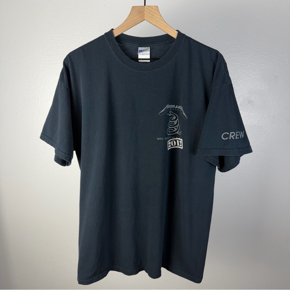 Metallica Don’t Tread On Us Tour Concert Crew Vintage Y2K 2012 T Shirt Size XL